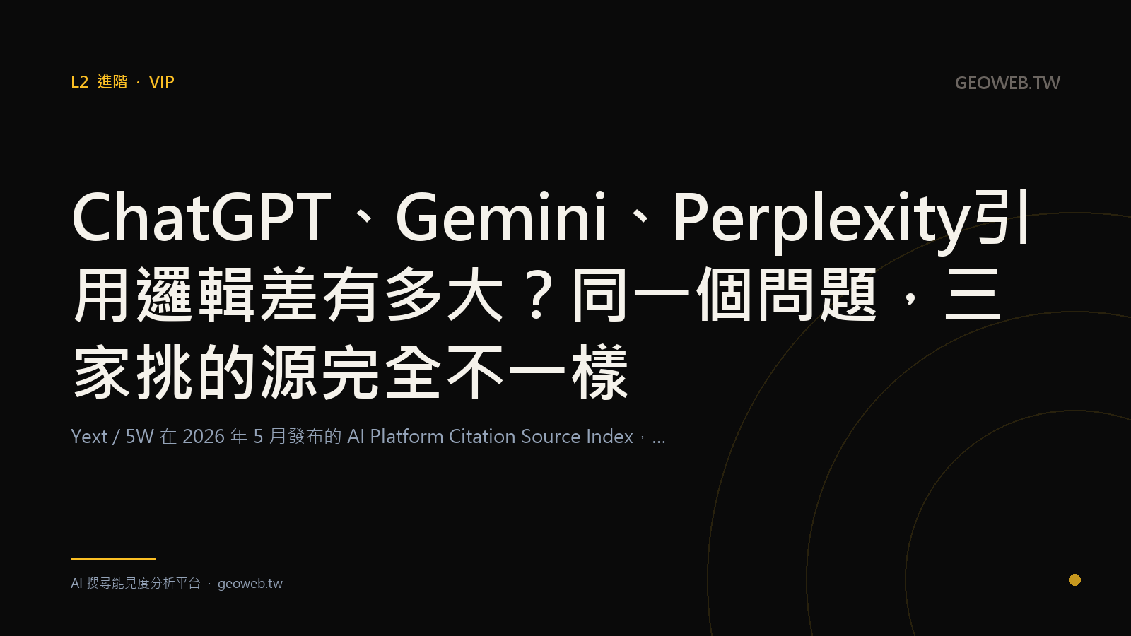 How Differently Do ChatGPT, Gemini, and Perplexity Cite? Same Question, Three Engines Pick Completely Different Sources