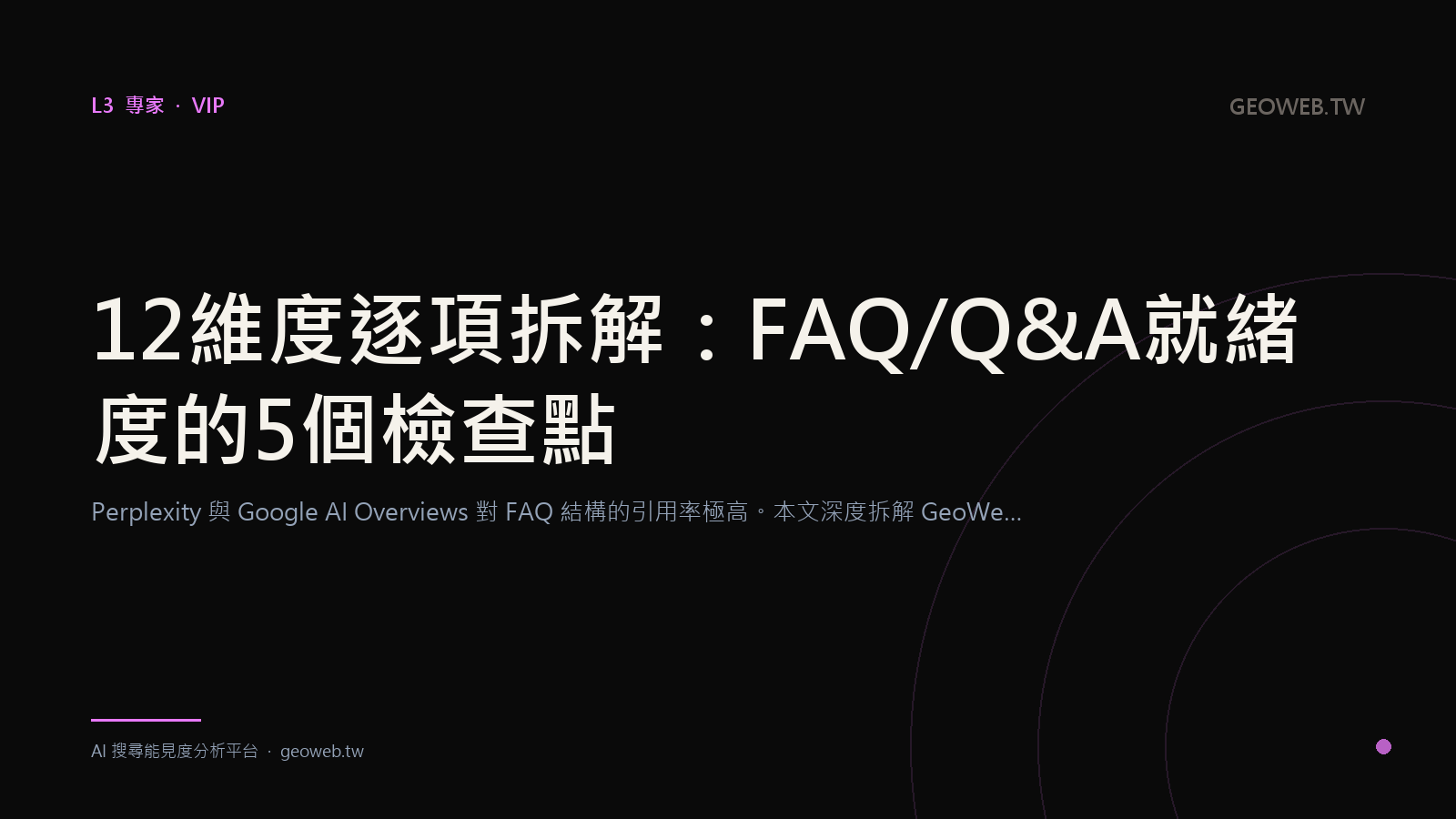 12 Dimensions Unpacked — The 5 Checkpoints of FAQ/Q&A Readiness